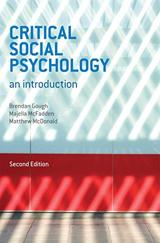 Critical Social Psychology: An Introduction Critical Social Psychology: An Introduction