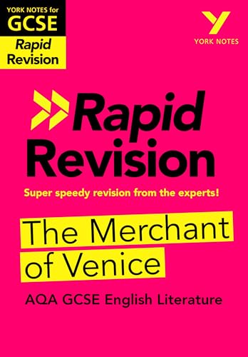 York Notes for AQA GCSE (9-1) Rapid Revision: The Merchant of Venice: Study Guide (York Notes - Rapid) von Pearson ELT