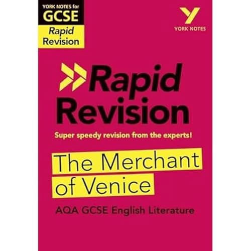 York Notes for AQA GCSE (9-1) Rapid Revision: The Merchant of Venice: Study Guide (York Notes - Rapid)
