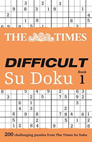 The Times Difficult Su Doku: 200 challenging puzzles from The Times (The Times Su Doku) von Collins