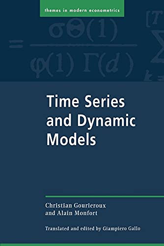 Time Series and Dynamic Models (Themes in Modern Econometrics) von Cambridge University Press
