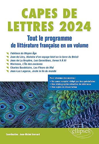 CAPES de Lettres 2024: Tout le programme de littérature française en un volume (CAPES/AGREGATION)