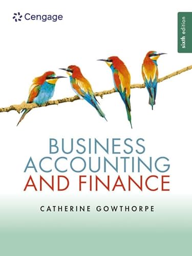 Business Accounting & Finance von Cengage Learning EMEA
