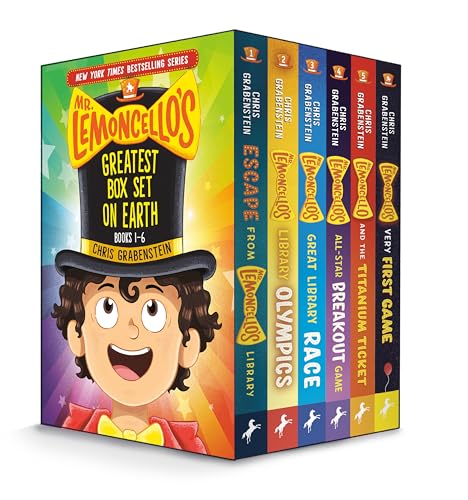 Mr. Lemoncello's Greatest Box Set on Earth: Books 1-6: Escape From Mr. Lemoncello's Library / Mr. Lemoncello's Library Olympics / Mr. Lemoncello's ... Game / Mr. Lemoncello and the Titanium Ticket von Yearling
