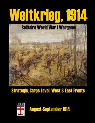 Weltkrieg, 1914: Solitaire World War I Wargame von Independently published