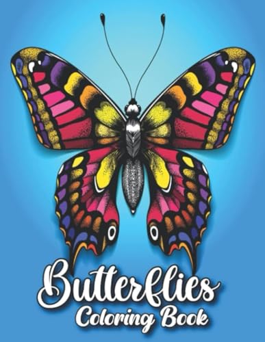 Butterflies Coloring Book: A Beautiful Gift from Author von Independently published