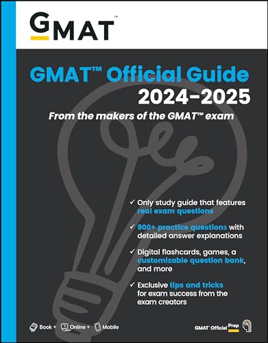 Gmat Official Guide 2024-2025: Book + Online Question Bank von John Wiley & Sons Inc