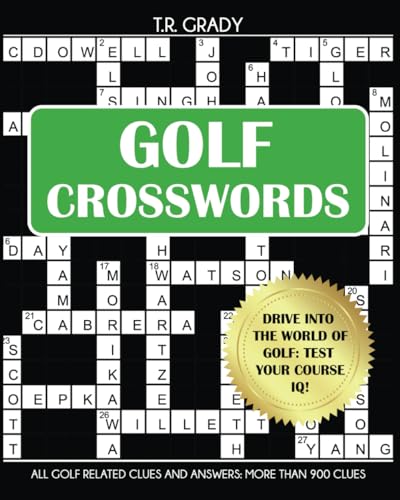 Golf Crosswords von Dylanna Publishing