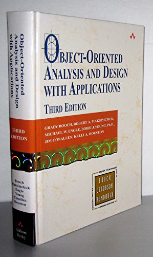 Object-Oriented Analysis and Design With Applications (Addison-wesley Object Technology Series)