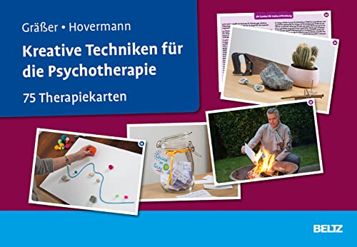 Kreative Techniken für die Psychotherapie: 75 Therapiekarten. Kartenset mit 75 Karten. Mit 32-seitigem Booklet in hochwertiger Klappkassette, Kartenformat 16,5 x 24 cm. (Beltz Therapiekarten) von Beltz