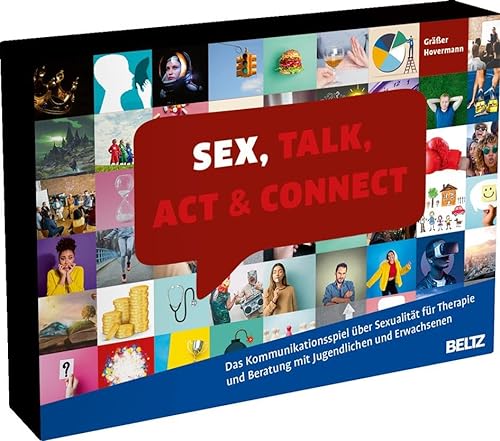 Sex, Talk, Act & Connect: Das Kommunikationsspiel rund um das Thema Sexualität. Für Therapie und Beratung mit Jugendlichen und Erwachsenen. 160 Karten ... Box 24,1 x 15,2 x 3cm (Beltz Therapiespiele)
