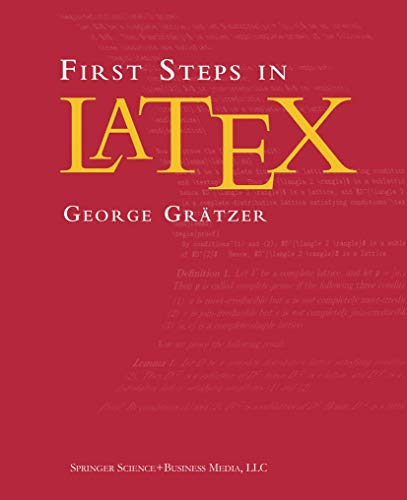 First Steps in Latex