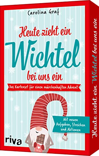 Heute zieht ein Wichtel bei uns ein: Das Kartendeck für einen märchenhaften Advent – Mit neuen Aufgaben, Streichen und Aktionen. Mit Anleitungen für Eltern und Wichtelbriefen Heute zieht ein Wichtel bei uns ein: Das Kartendeck für einen märchenhaften Advent – Mit neuen Aufgaben, Streichen und Aktionen. Mit Anleitungen für Eltern und Wichtelbriefen