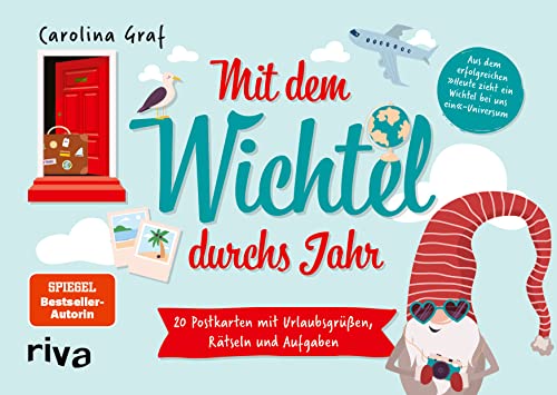 Mit dem Wichtel durchs Jahr: 20 Postkarten mit Urlaubsgrüßen, Rätseln und Aufgaben. Wichtel-Spaß das ganze Jahr. Mit Spielen, Aktionen und Mikroabenteuern für alle Jahreszeiten von Riva