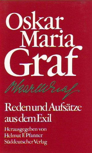 Reden und Aufsätze aus dem Exil. Gesammelte Werke in Einzelausgaben von Süddeutscher Verlag