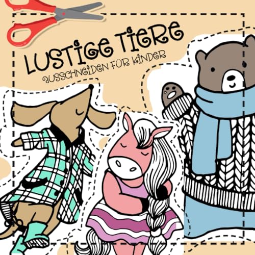 Ausschneiden für Kinder - Lustige Tiere: - Ausschneidebuch ab 4 Jahre: Bastelbuch ab 4 Jahre | Malbuch für Kinder | Bastelvorlagen Tiere Malbuch | Geschenk Kind 4 Jahre , 22x22 cm Ausschneiden für Kinder - Lustige Tiere: - Ausschneidebuch ab 4 Jahre: Bastelbuch ab 4 Jahre | Malbuch für Kinder | Bastelvorlagen Tiere Malbuch | Geschenk Kind 4 Jahre , 22x22 cm von epubli