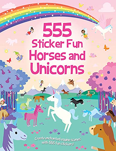 555 Sticker Fun - Horses and Unicorns Activity Book