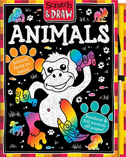Scratch & Draw Animals - Scratch Art Activity Book (Scratch and Draw)