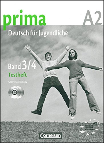 Prima - Deutsch für Jugendliche - Bisherige Ausgabe - A2: Band 3 und 4: Testheft mit Modelltest "Fit in Deutsch 2" - Mit Audio-CDs und Kopiervorlagen von Cornelsen