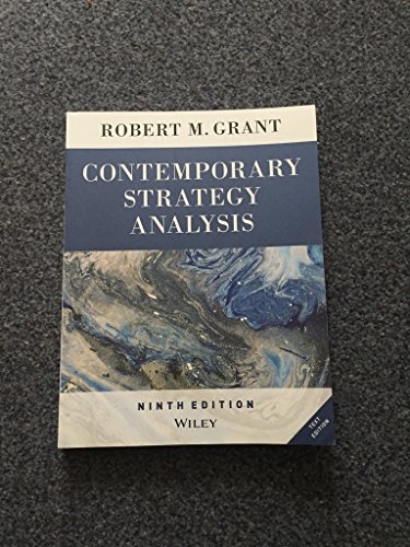 Contemporary Strategy Analysis