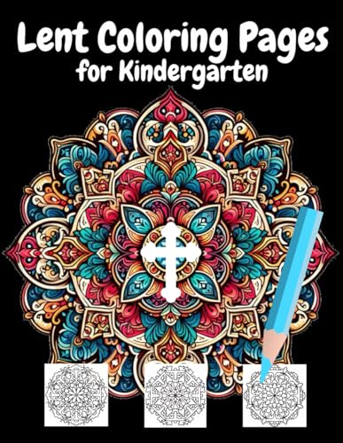 Lent Coloring Pages for Kindergarten: Lent Colouring Activities Catholic von Independently published