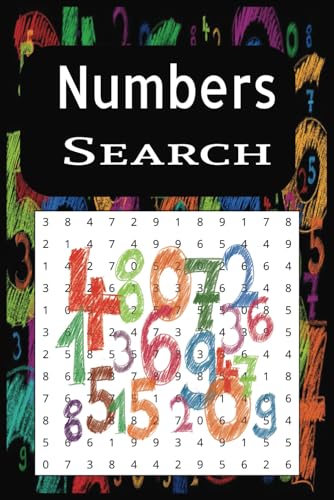 Number Search: Number Search Book and Find, 6x9 , 55 puzzles with solutions in back , fun for all ages, great for travel or just sitting at home with family von Independently published