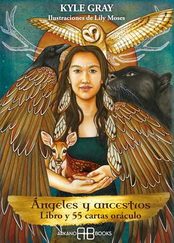 Ángeles y ancestros: Libro y cartas oráculo