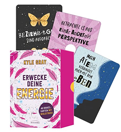 Erwecke deine Energie: 48 Orakelkarten mit Begleitbuch - Chakras aktivieren, Schwingungen erhöhen, Energiekörper harmonisieren - Deutsche Ausgabe von Raise Your Vibration Oracle Erwecke deine Energie: 48 Orakelkarten mit Begleitbuch - Chakras aktivieren, Schwingungen erhöhen, Energiekörper harmonisieren - Deutsche Ausgabe von Raise Your Vibration Oracle