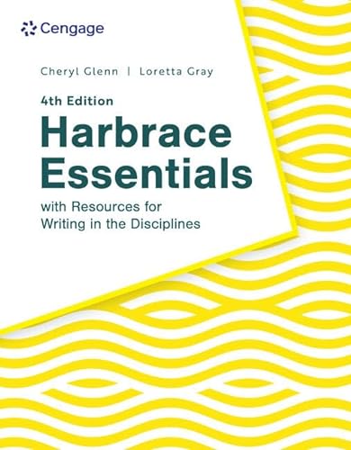 Harbrace Essentials w/ Resources for Writing in the Disciplines von Wadsworth Publishing Co Inc