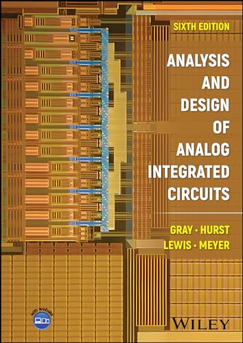 Analysis and Design of Analog Integrated Circuits von Wiley