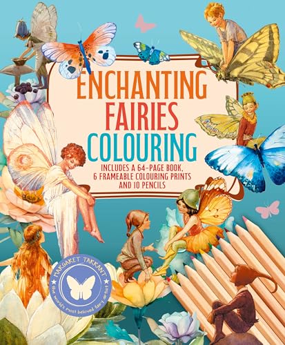 Enchanting Fairies Colouring Kit: Includes a 64-Page Book, 6 Frameable Colouring Prints and 10 Pencils (Arcturus Colouring Kits) von Arcturus