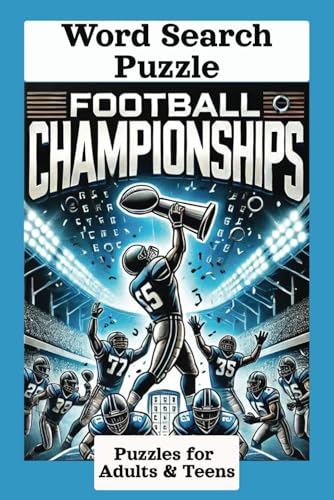 Football Championship Word Search Puzzle Book:: Football Word Search Puzzle Book | Word Search for Sports Lovers | 6x9 inches, 110 pages | 50+ Puzzles … Gift for Vacations, Holidays, and Free Time von Independently published