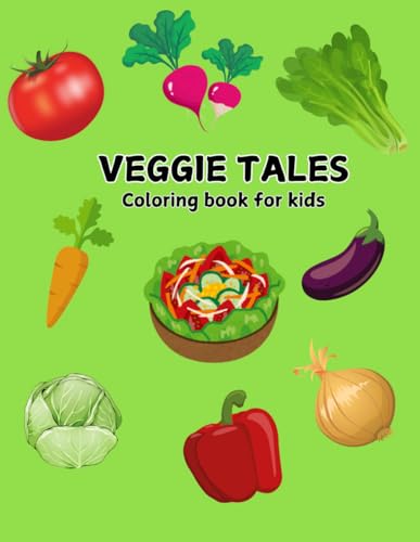 Veggie Tales : A Colorful Journey: Coloring Book for kids