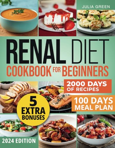 RENAL DIET COOKBOOK FOR BEGINNERS: Culinary Secrets to Kidney Freedom: 2000 Days of Tasty Low-Sodium, Potassium, & Phosphorus Recipes. 30-Day Plan & List for Health. "Easy Cooking Makes Life Better!" von Independently published