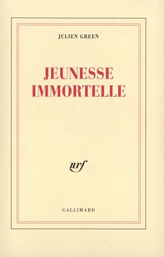 Jeunesse immortelle von GALLIMARD