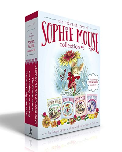 The Adventures of Sophie Mouse Collection #3 (Boxed Set): The Great Big Paw Print; It's Raining, It's Pouring; The Mouse House; Journey to the Crystal Cave