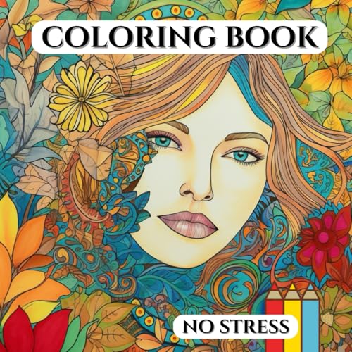 No Stress and Stress Reducing Adult Coloring Book for Mind Clarity: Relax and Just Rest with Scenes of Calm and Peace von Independently published