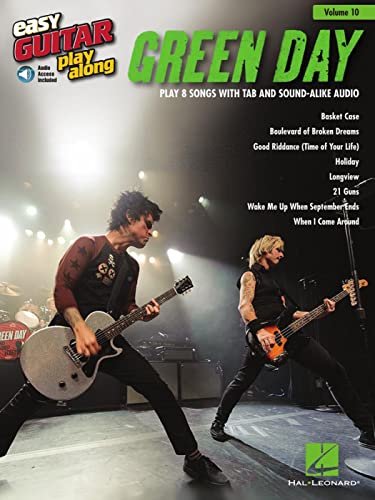 Easy Guitar Play-Along Volume 10: Green Day (Buch/CD) (Easy Guitar Play-along, 10)