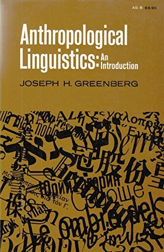 Anthropological Linguistics: An Introduction