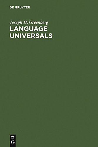 Language Universals: With Special Reference to Feature Hierarchies von Gruyter, Walter de GmbH
