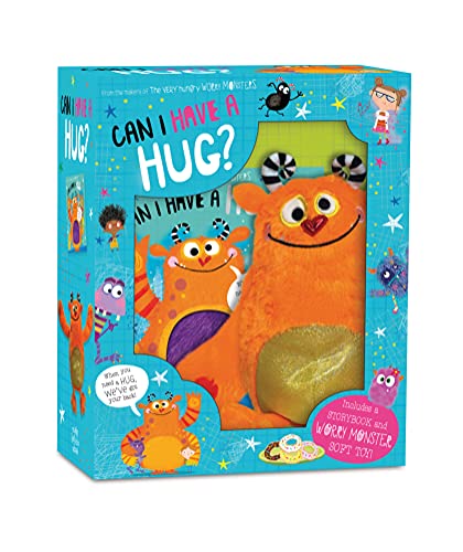 Can I Have a Hug Book and Plush Boxset (The Very Hungry Worry Monsters)