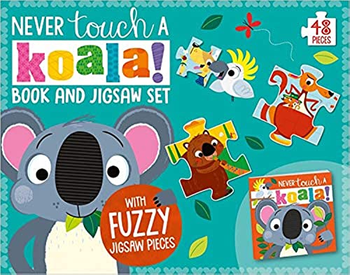 Never Touch a Koala Book and Touch and Feel Jigsaw Boxset