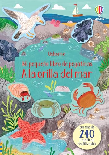 A la orilla del mar (Mi pequeño libro de pegatinas) von Ediciones Usborne