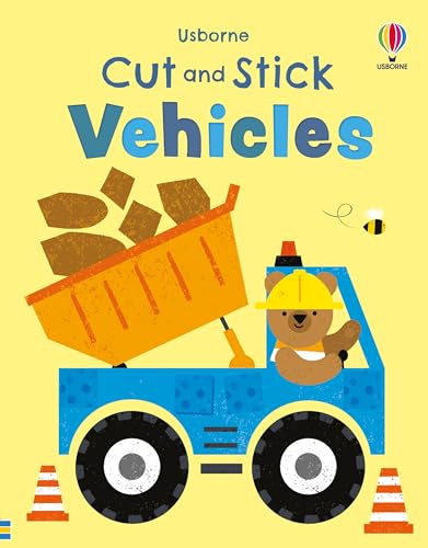 Cut and Stick Vehicles von Usborne Publishing Ltd