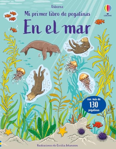 En el mar (Mi primer libro de pegatinas) von Ediciones Usborne
