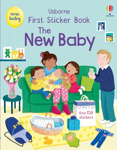 First Sticker Book The New Baby (First Sticker Books) von Usborne
