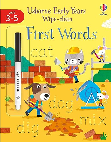 First Words (Early Years Wipe-Clean) (Usborne Early Years Wipe-clean, 6): 1