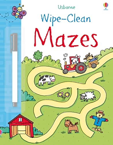 Wipe-Clean Mazes (Usborne Wipe Clean Books)