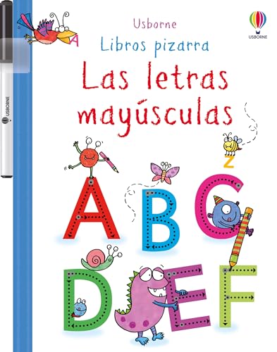 Las letras mayúsculas (Libros pizarra para practicar) von Ediciones Usborne