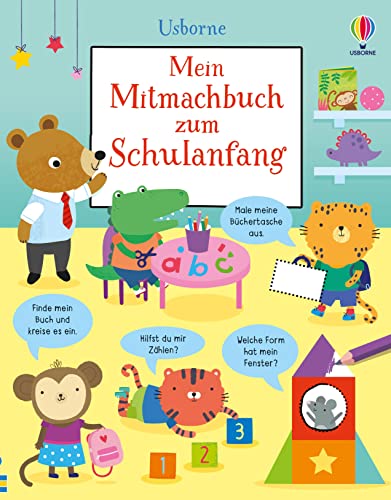 Mein Mitmachbuch zum Schulanfang von Usborne